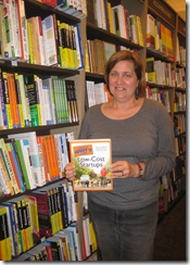 Gail Reid in Borders Bookstore